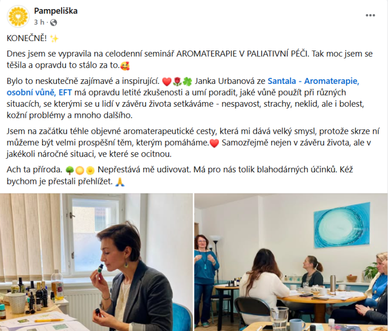 Aromaterapie v paliativní péči Janka urbanová